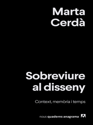 cover image of Sobreviure al disseny